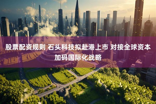 股票配资规则 石头科技拟赴港上市 对接全球资本加码国际化战略