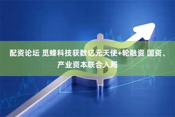 配资论坛 觅蜂科技获数亿元天使+轮融资 国资、产业资本联合入局